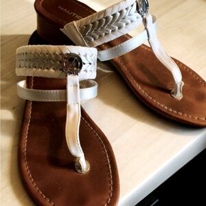 Nautica White Sandal